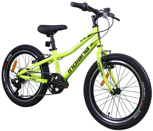 Rower dziecięcy INDIANA Figo 20 cali Limonkowy