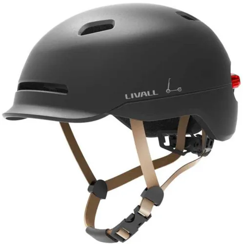 Kask LIVALL C20 Czarny z lampką (rozmiar L)