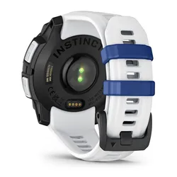 Smartwatch GARMIN Instinct 3 45mm Solar Biały + pasek biało-niebieski