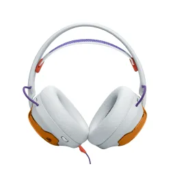 Słuchawki JBL Quantum 250, Nauszne, Dźwięk przestrzenny Biało-złoty