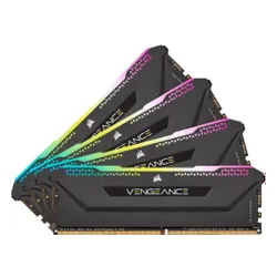 Pamięć Corsair Vengeance RGB PRO SL, DDR4, 32 GB, 3200MHz, CL16 (CMH32GX4M4E3200C16)