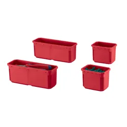 Zestaw skrzynek KETER 23383 Connect Rolling System