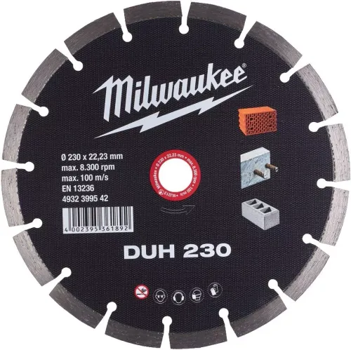 El testeresi Milwaukee Fuel One-key M18 FCOS230-121 kesme derinliği 83 mm