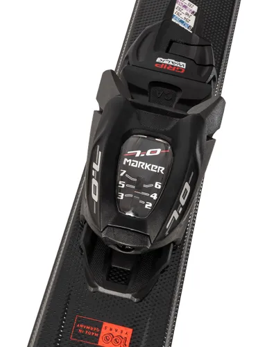 Narty dziecięce VÖLKL RACETIGER JR + wiązania MARKER VMOTION 7.0 z GRIP WALK 2024 - Długość (cm) - 130