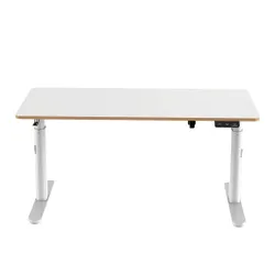 Biurko Ultradesk Pulsar 120cm Regulacja wysokości Biały