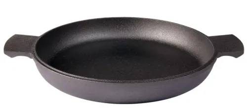 SKEPPSHULT Master 4,5 l czarny - zestaw garnek i patelnia żeliwne