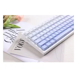 Klawiatura mechaniczna MCHOSE G75 Pro Cabbage Tofu Switch v3 Biało-niebieski