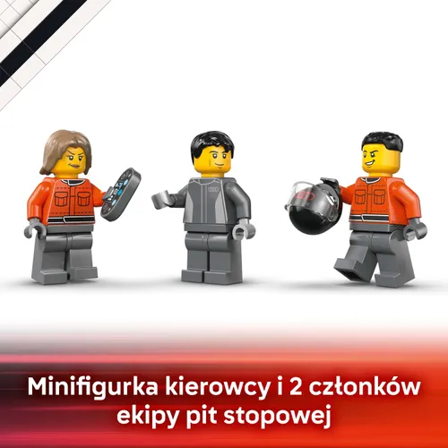 LEGO 60493 City Ciężarówka F1 z bolidem Audi F1