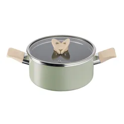 Garnek z pokrywką TEFAL BLOSSOM Mint G1744424 20 cm + Garnek z pokrywką TEFAL BLOSSOM Mint G1747024 24 cm + Garnek z pokrywką TEFAL BLOSSOM Mint G1744624 24 cm + Rondel z pokrywką TEFAL BLOSSOM Mint G1742324 18 cm