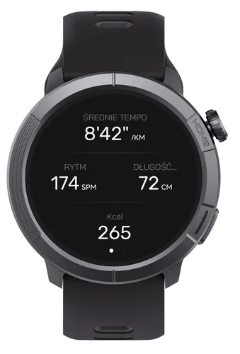 Smartwatch STELIO Activ Pro AI GPS 46mm Tytan Czarny