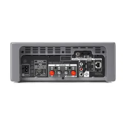 Wieża Denon RCD-N10 120W Wi-Fi Bluetooth Radio FM, Internetowe Szary