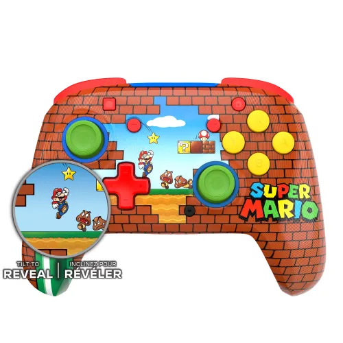 Pad Turtle Beach Rematch Wireless Mario Bricks do Nintendo Switch