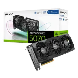 Karta graficzna PNY GeForce RTX 5070 Overclocked Triple Fan 12GB DLSS 4