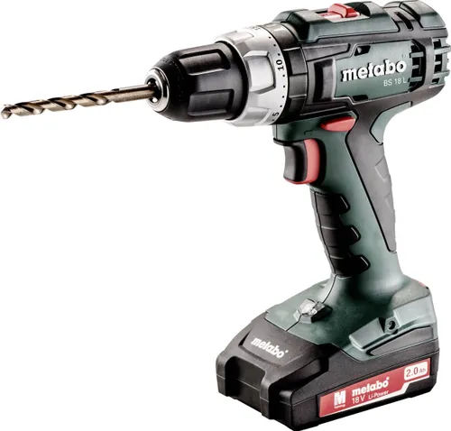 Metabo BS 18 L 18 V Tornavida (602321500), 2 adet 2 Ah Pil, şarj cihazı, kılıf