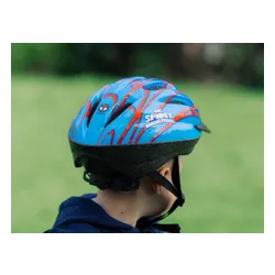 Kask rowerowy HUFFY Spidey i Super Kumple Niebiesko-czerwony dla Dzieci (rozmiar S/M)