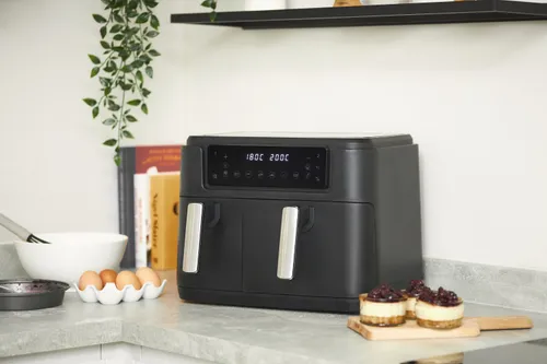 Air Fryer Frytkownica beztłuszczowa HADEN HAD214065 2400 W HADEN 9.5L podwójnym koszem
