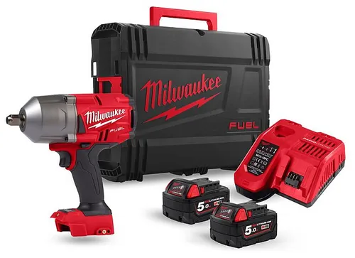 Klucz udarowy ½ Milwaukee M18 FHIWP12-502X (2 akumulatory, ładowarka, walizka)