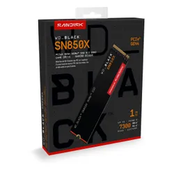 Dysk SSD WD Black SN850X 1TB PCIe Gen4 x4 Bez radiatora