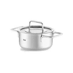 FISSLER Pure Collection 1,9 l - garnek ze stali nierdzewnej ze szklaną pokrywką