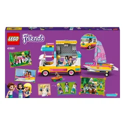 LEGO Friends orman kampı minibüsü ve yelkenli (41681)