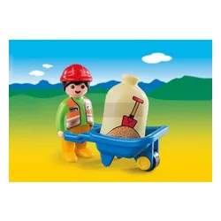 PLAYMOBIL 6961 Pracownik budowlany z taczką