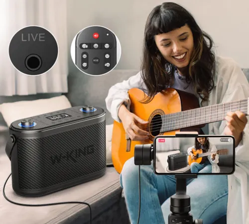 Głośnik mobilny W-KING H10 Czarny