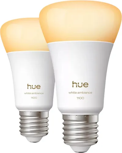 Inteligentna żarówka LED PHILIPS HUE 929003854902 8.1W E27 Bluetooth, ZigBee (2 szt.)