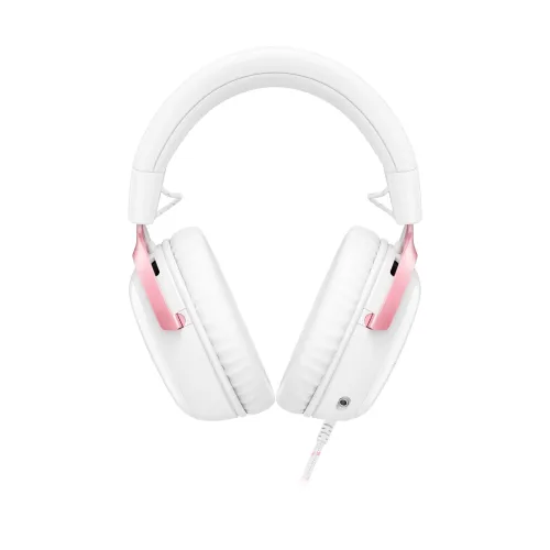 Słuchawki przewodowe z mikrofonem HyperX Cloud III Nauszne Biało-Różowe