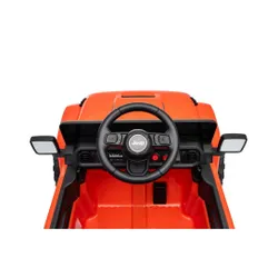 Auto Na Akumulator Jeep Rubicon 2X200W 24V Eva Skóra LED Pilot Radio MP3