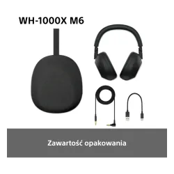 Słuchawki bezprzewodowe Sony WH-1000XM6 ANC Nauszne Bluetooth 5.3 Piaskowy