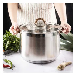 Klausberg Garnek Gastro Z Pokrywą 28Cm 13L Kb-7795