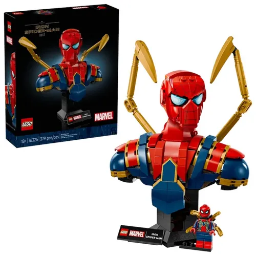 LEGO Marvel 76326 Popiersie Iron Spider-Mana