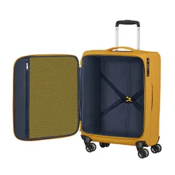 Walizka kabinowa American Tourister Lite Ray Spinner - golden yellow