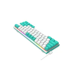 Klawiatura magnetyczno-mechaniczna Redragon K683WB-RGB FIDD Biało-zielony