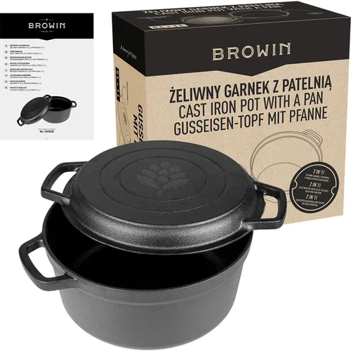 Garnek z patelnią BROWIN 330528