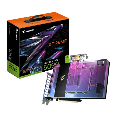 Karta graficzna Gigabyte GeForce RTX 5090 XTREME WATERFORCE WB 32GB GDDR7 512bit DLSS 4
