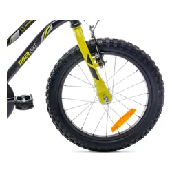 Rower dziecięcy SUN BABY Tiger Bike 16 cali dla chłopca Żółto-szary