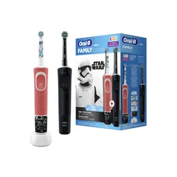 Oral-B Kids Star Wars Elektrikli Diş Fırçası + D103 Canlılık Pro BLK