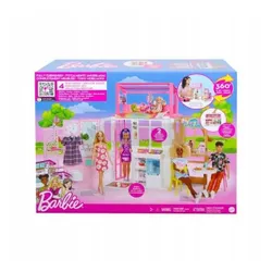 Lalka Barbie kompaktowy rozkładany domek HCD47