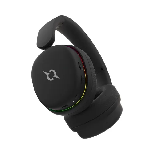 Słuchawki bezprzewodowe z mikrofonem Aqirys Luna Nauszne Czarny
