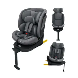 Fotelik samochodowy KINDERKRAFT I-360 2 Plus 40-150 cm (0-36 kg) Szary