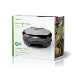 Grill elektryczny NEDIS KAHM100BK