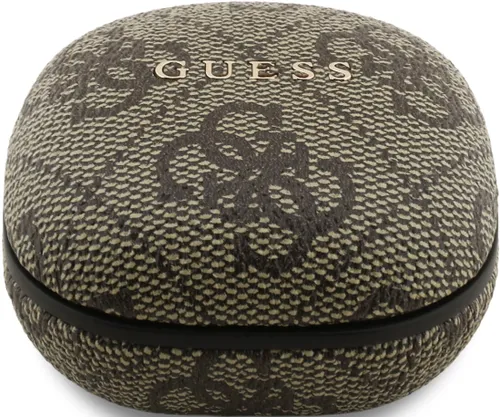 Słuchawki dokanałowe GUESS 4G Classic Metal Logo Brązowy
