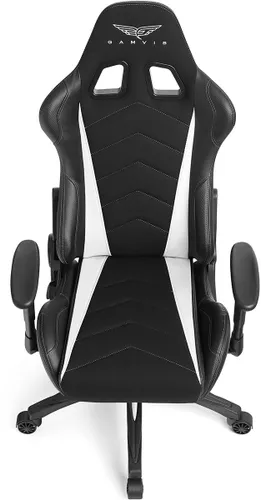 Fotel GAMVIS Expert Czarny (białe elementy)