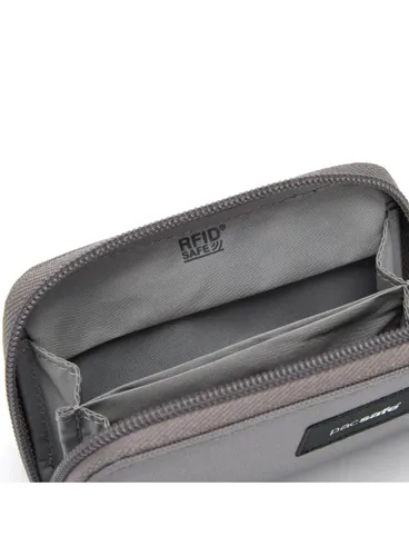 Portfel antykradzieżowy Pacsafe RFIDsafe Card Wallet - stone