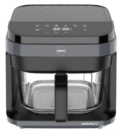 Air Fryer Frytkownica beztłuszczowa ELDOM FR500 5.5l z okienkiem do obserwacji postępów