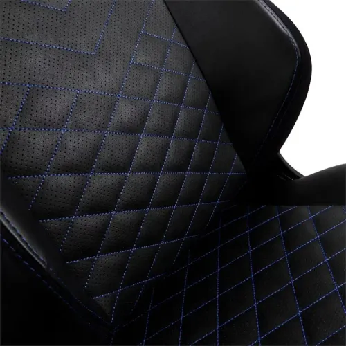 Fotel Noblechairs HERO Black Blue Gamingowy do 150kg Skóra ECO Czarno-niebieski