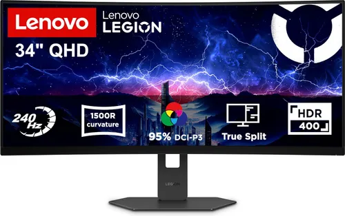 Monitor LENOVO 34W-2C 68F6GACBEU 34" 3440x1440px 240Hz 0.5 ms [MPRT] Curved