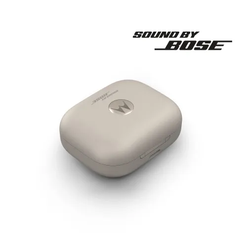 Słuchawki bezprzewodowe Motorola Moto Buds+ sound by BOSE Dokanałowe Bluetooth Jasnoszary