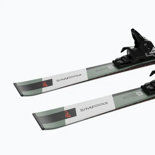 Narty zjazdowe Salomon S/Max 8 + wiązania M10 GW oil green/black/white